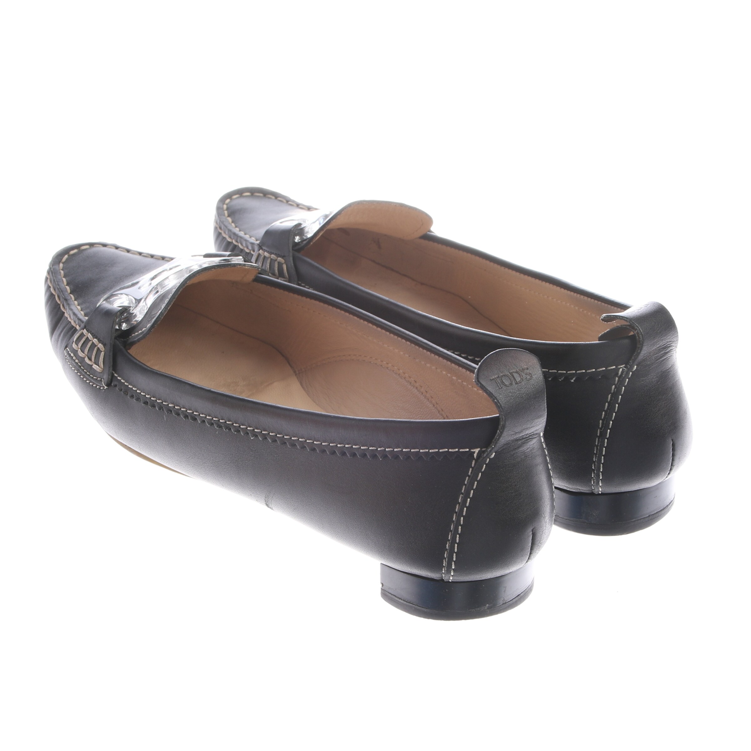 Tod's Halbschuhe 38,5 in Schwarz
