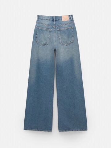 Wide leg Jeans di Pull&Bear in blu