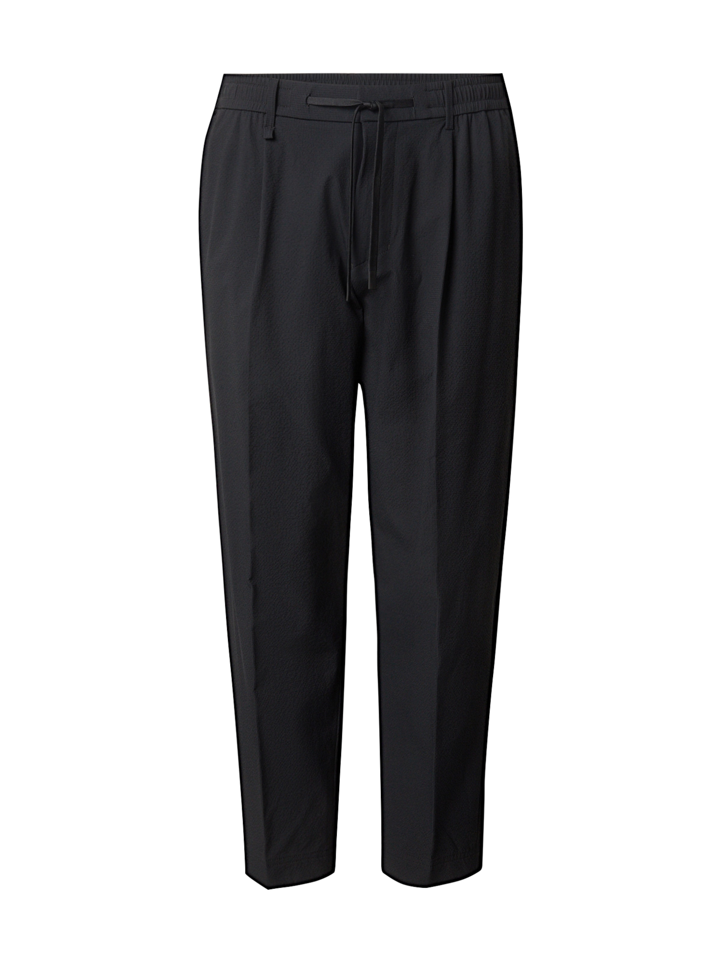 Effilé Pantalon à pince 'T_Convert' BOSS en noir : devant