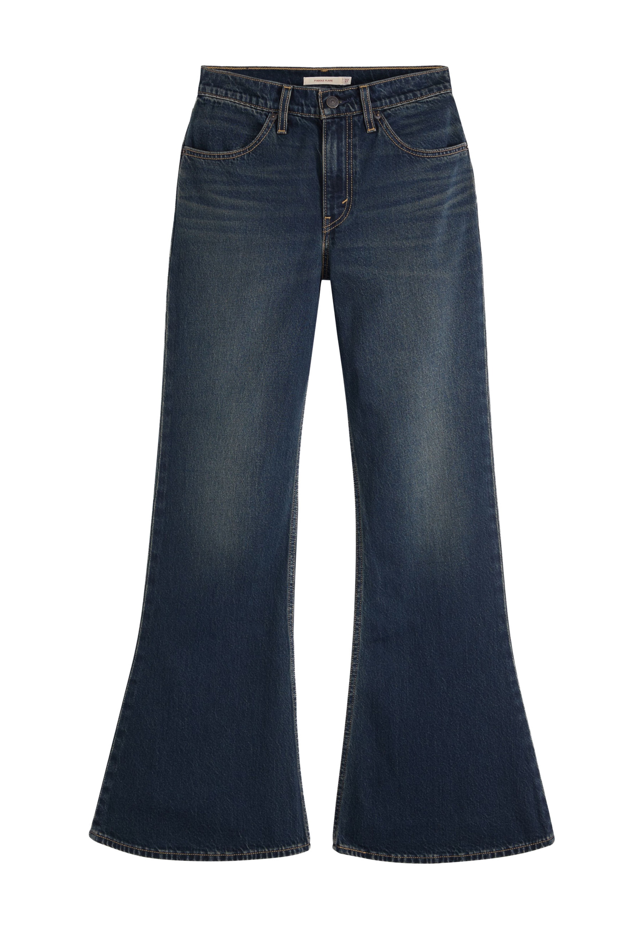 LEVI'S ® Flared Jeans 'PUDDLE SNAP FLARE' in Blauw: voorkant