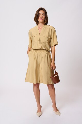 Kaffe Loose fit Pants 'Florence' in Beige