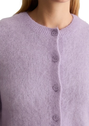 Marc O'Polo DENIM Strickjacke in Lila: Vorderseite