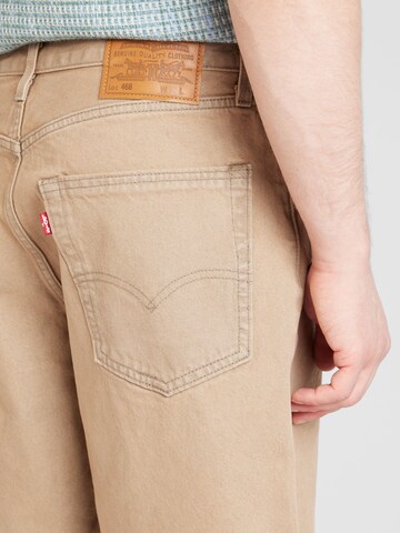 LEVI'S ® Loosefit Jeans '468 Loose Shorts' in Braun