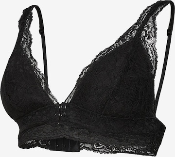 MAMALICIOUS T-shirt Bra 'KLARA SENIA' in Black: front