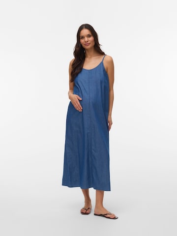 MAMALICIOUS Kjole 'MLVANDA' i blå: forside