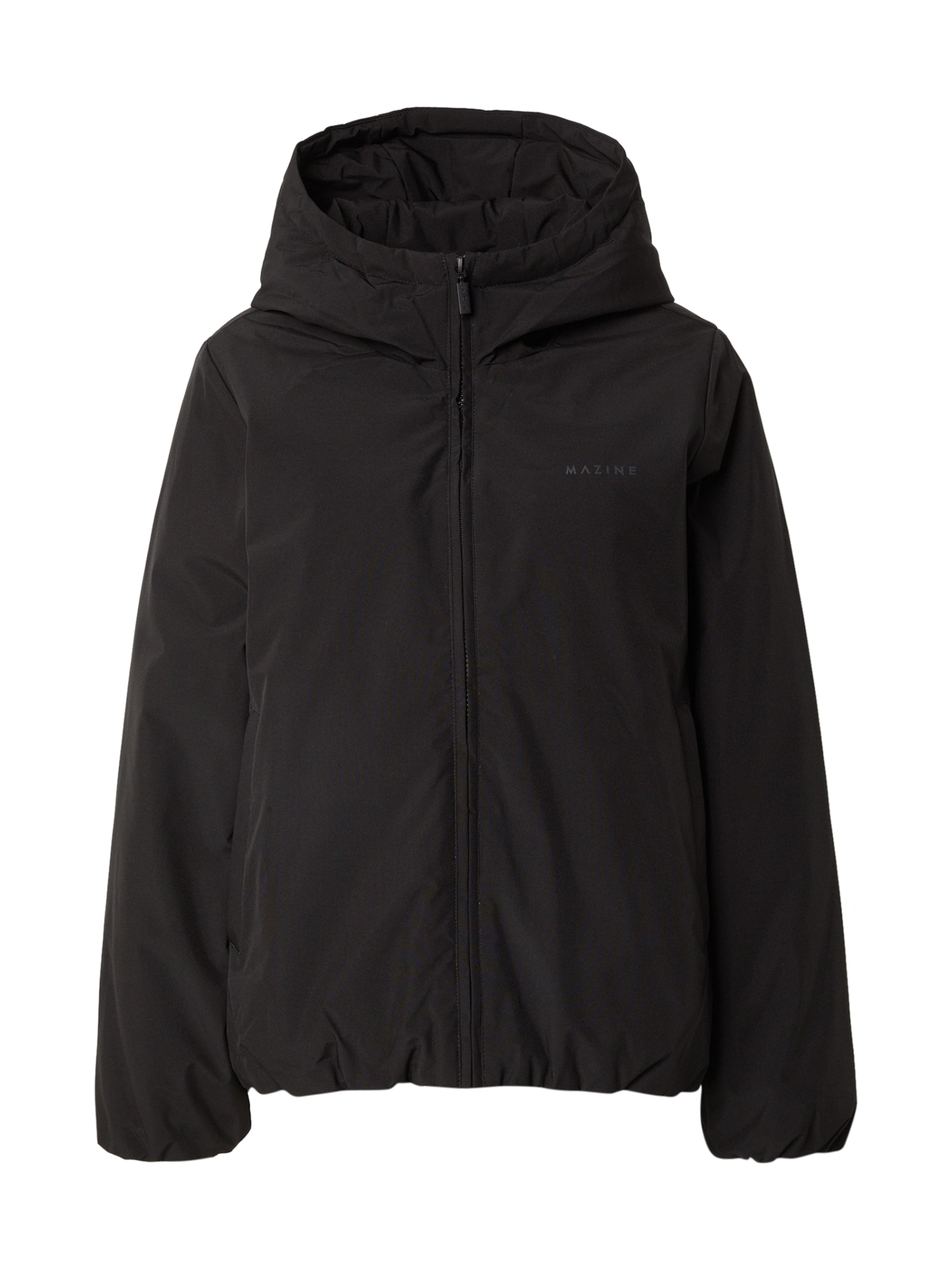 mazine Veste mi-saison en noir, Vue avec produit