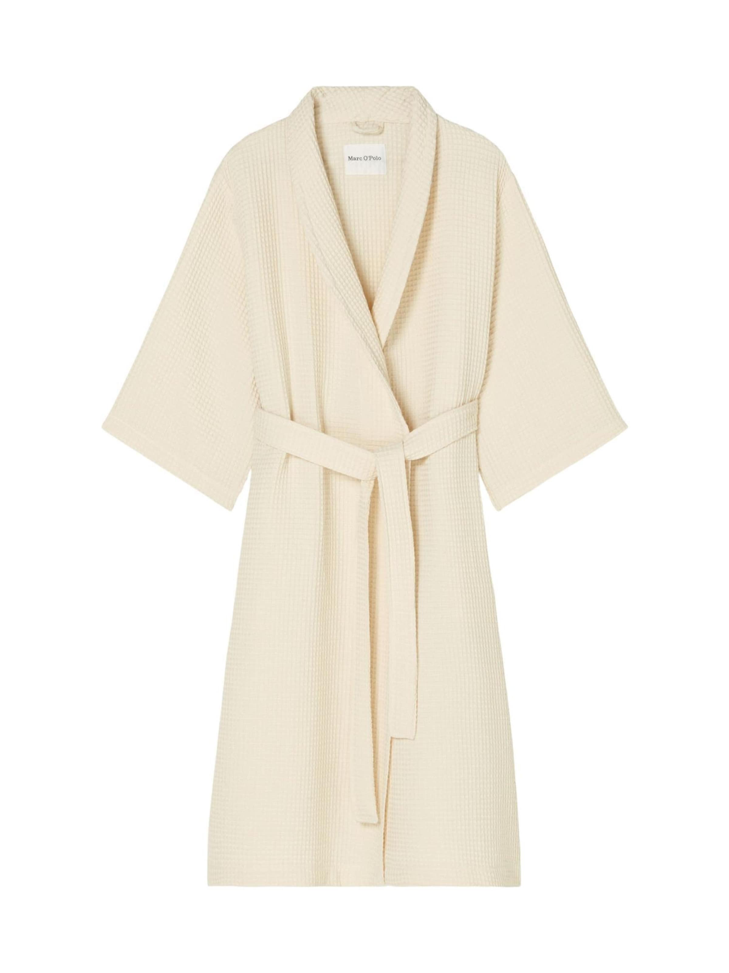 Marc O'Polo Bademantel in Beige: Vorderseite