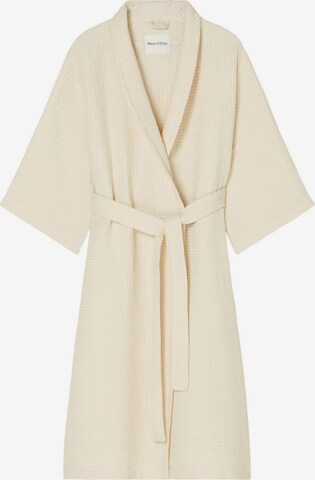 Marc O'Polo Long Bathrobe in Beige: front