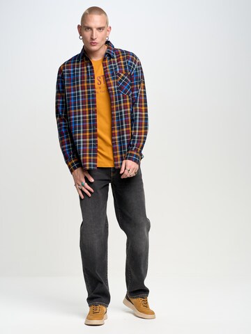 BIG STAR Shirt 'BRUNO' in Orange