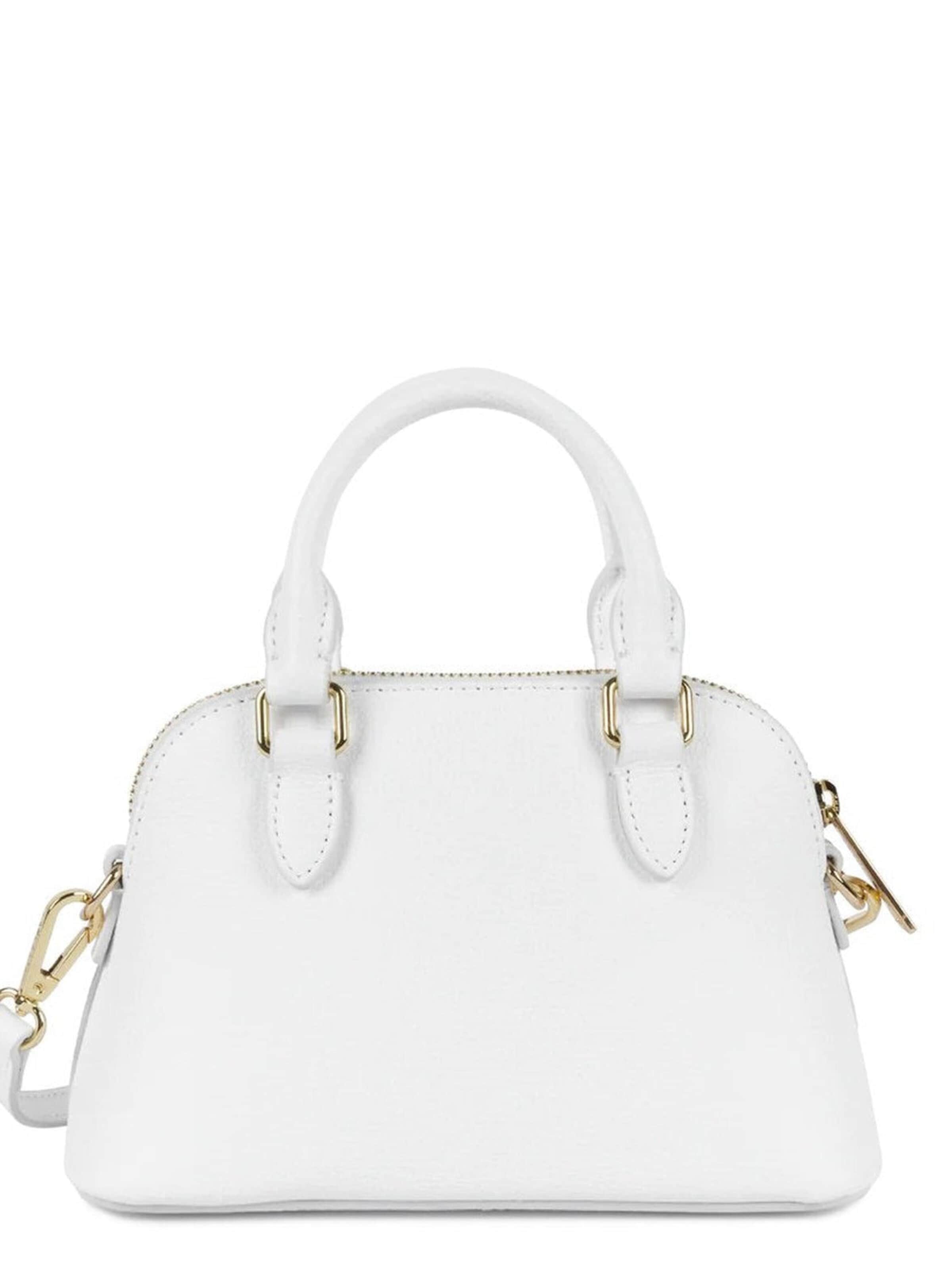 LANCASTER Paris Handtas 'Lancaster Sac demi lune Zippé S Sierra Jia Blanc cassé' in Wit