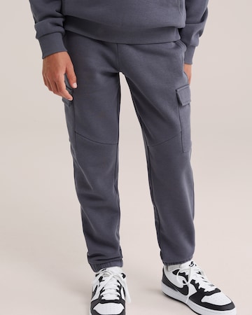 WE Fashion Regular Trousers in Grey