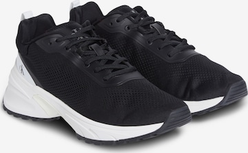 Sneaker low de la Calvin Klein Jeans pe negru: față