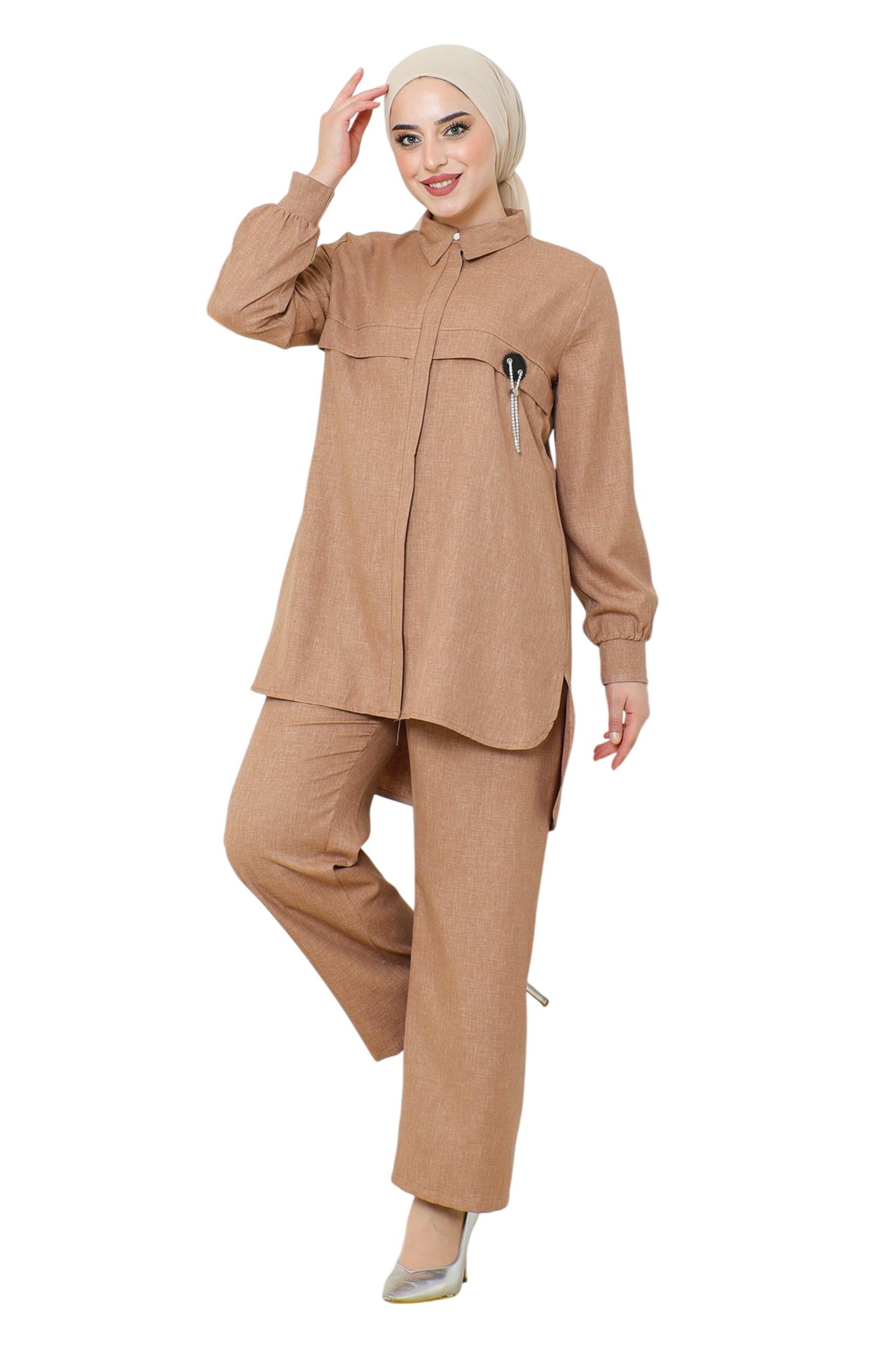 MODAMIHRAM Pantsuit in Brown