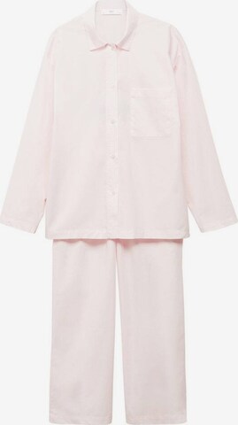 MANGO Pajama 'fresca' in Pink: front