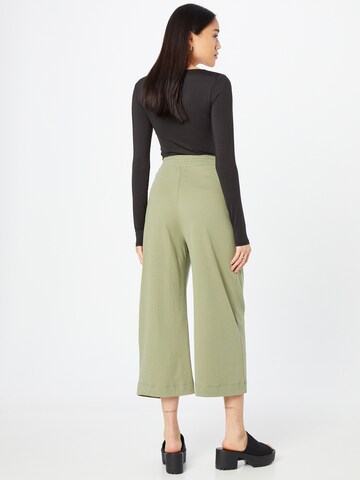 ESPRIT Wide Leg Hose in Grün