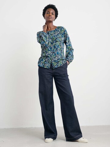Seasalt Cornwall Blouse 'Mallow' in Blauw