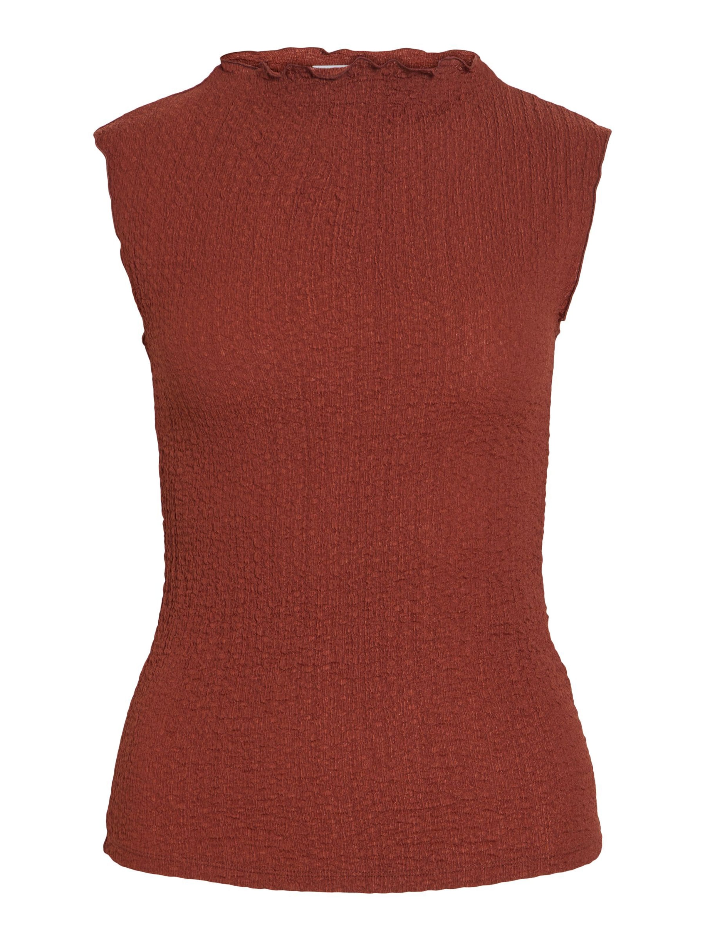 VILA Top 'DELIA ' in Rood: voorkant