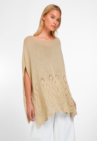 Uta Raasch Poncho in Beige: predná strana