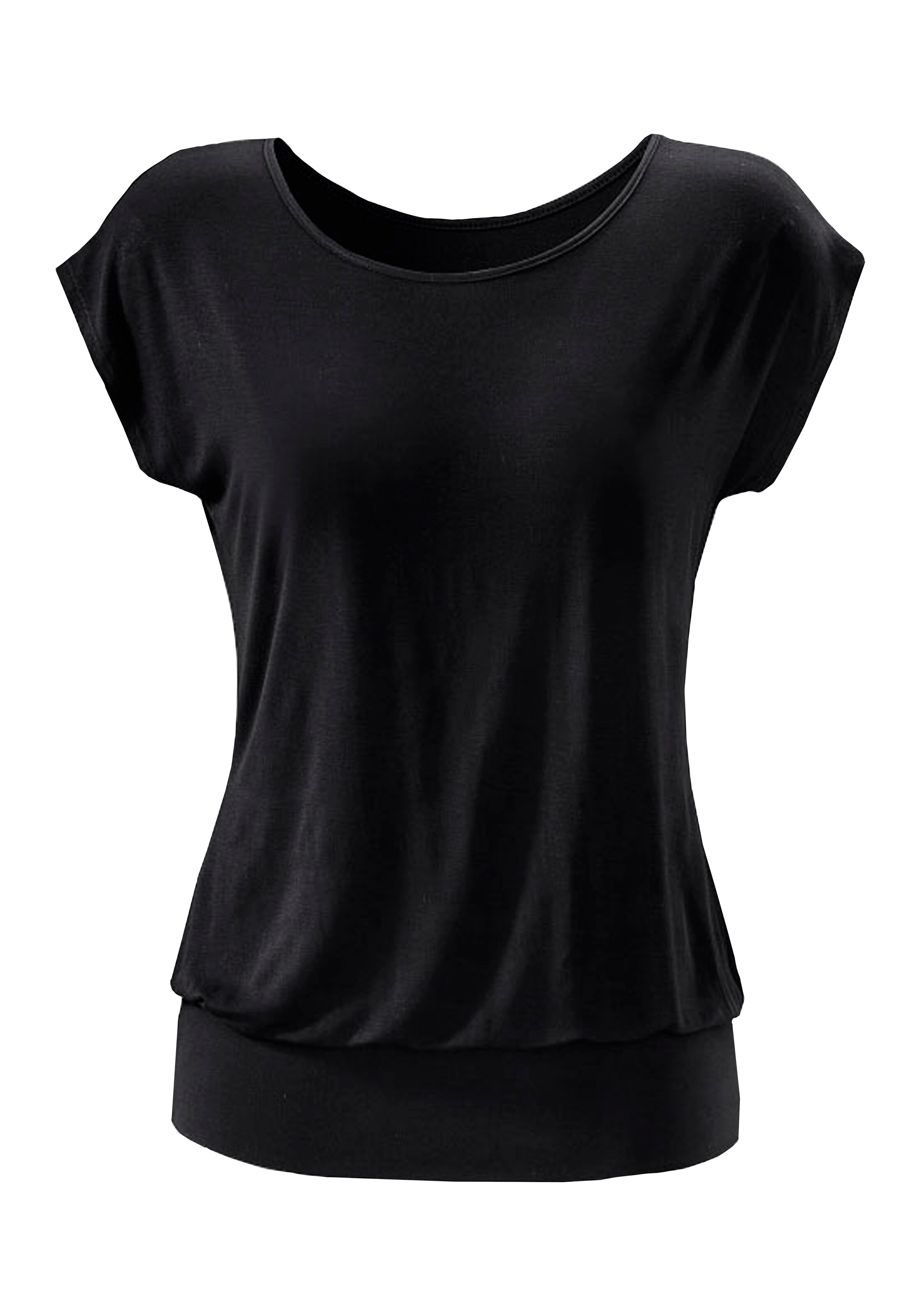 LASCANA Koszulka w kolorze czarny