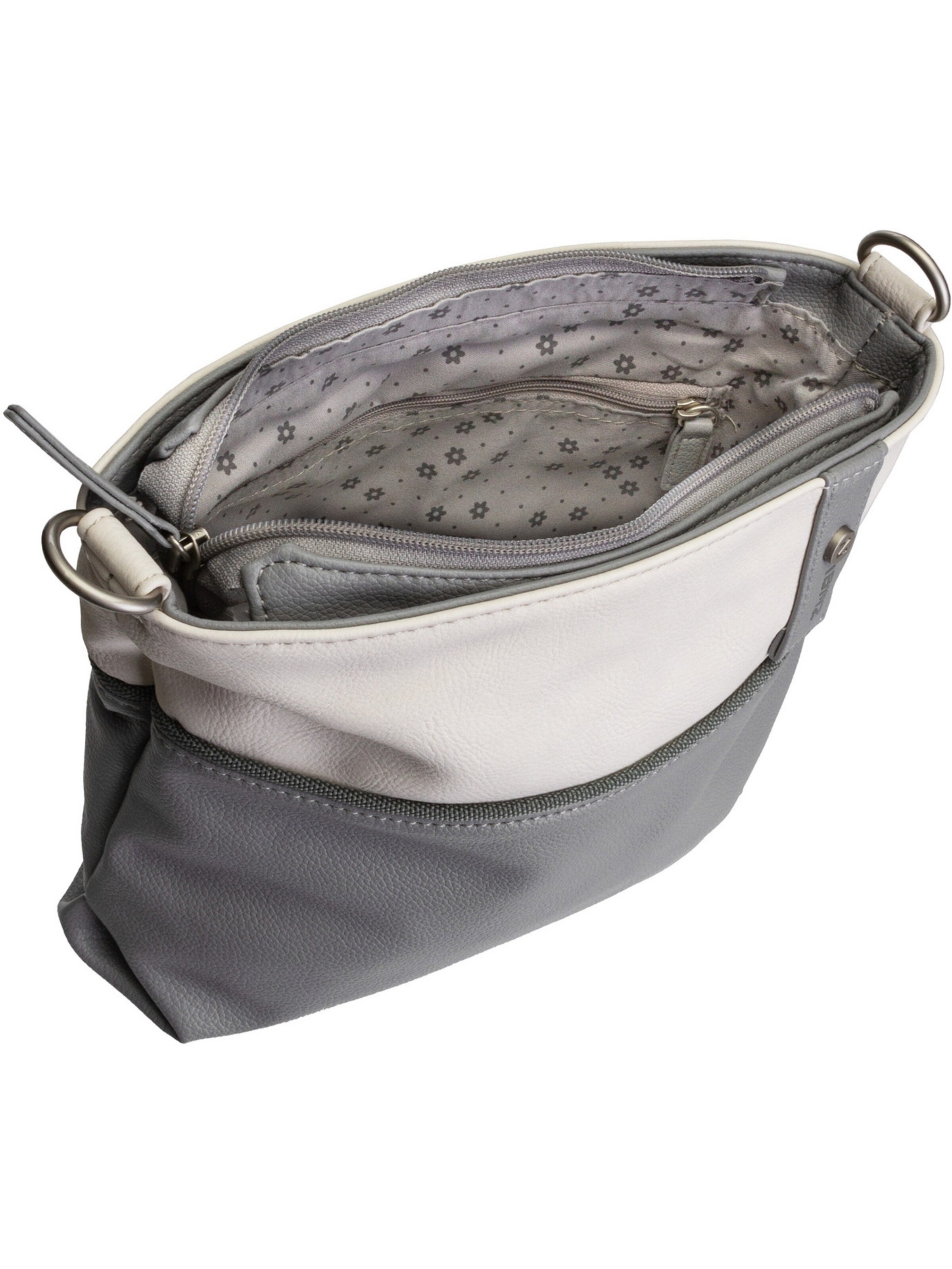 ZWEI Umhängetasche 'Jana J8' in Grau