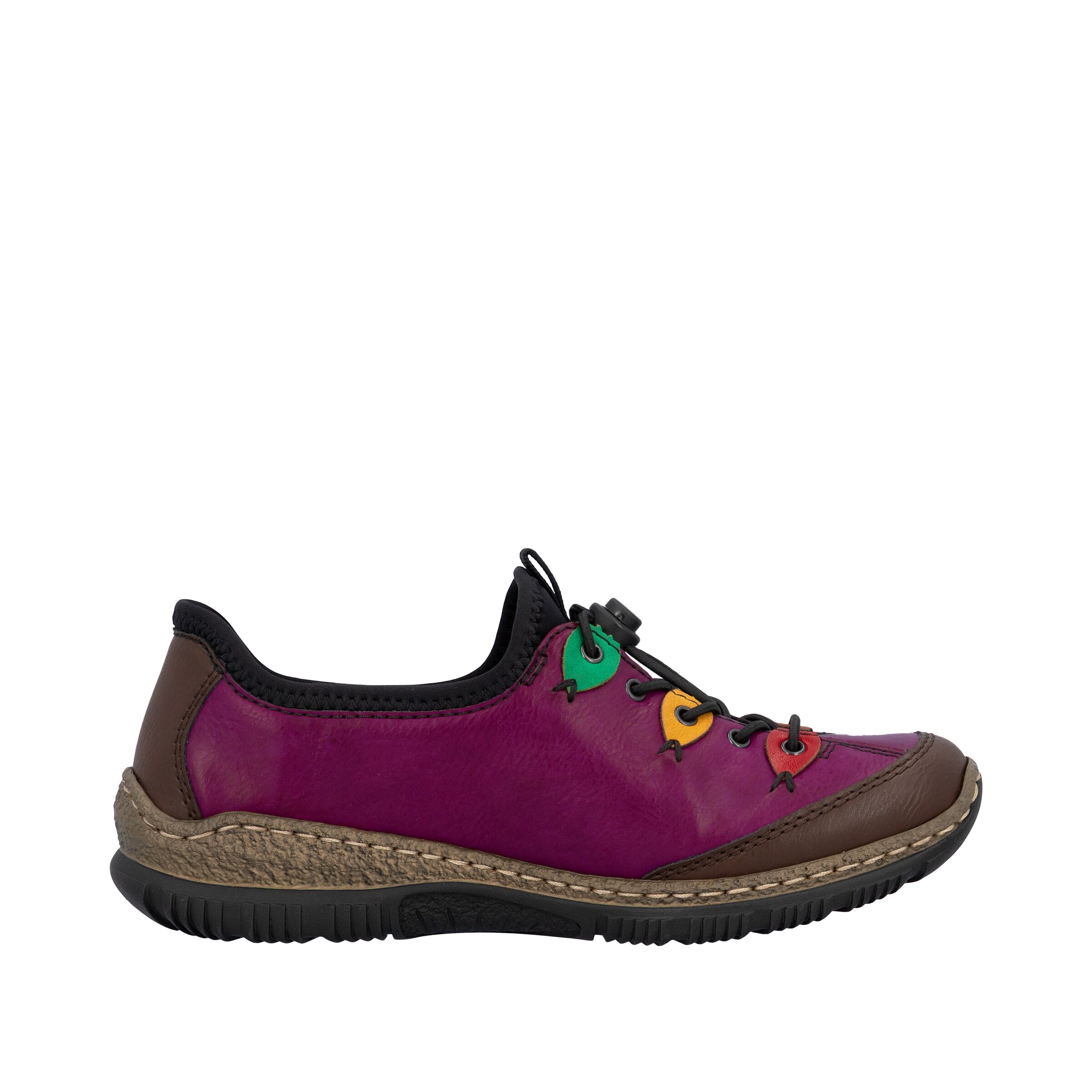 Baskets basses Rieker en violet