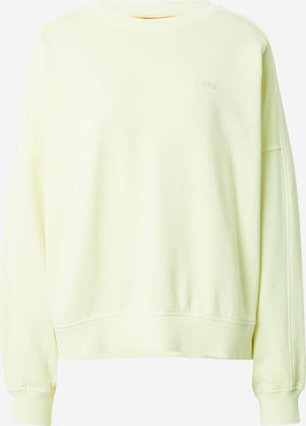 BOSS Orange Sweatshirt 'Emina' i gul: forside