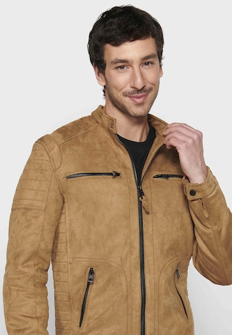 Veste mi-saison KOROSHI en marron