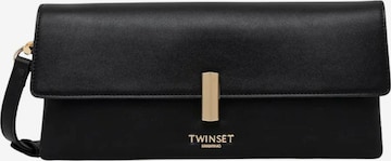 Pochette 'Clutch Bag with Flap' di Twinset in nero: frontale