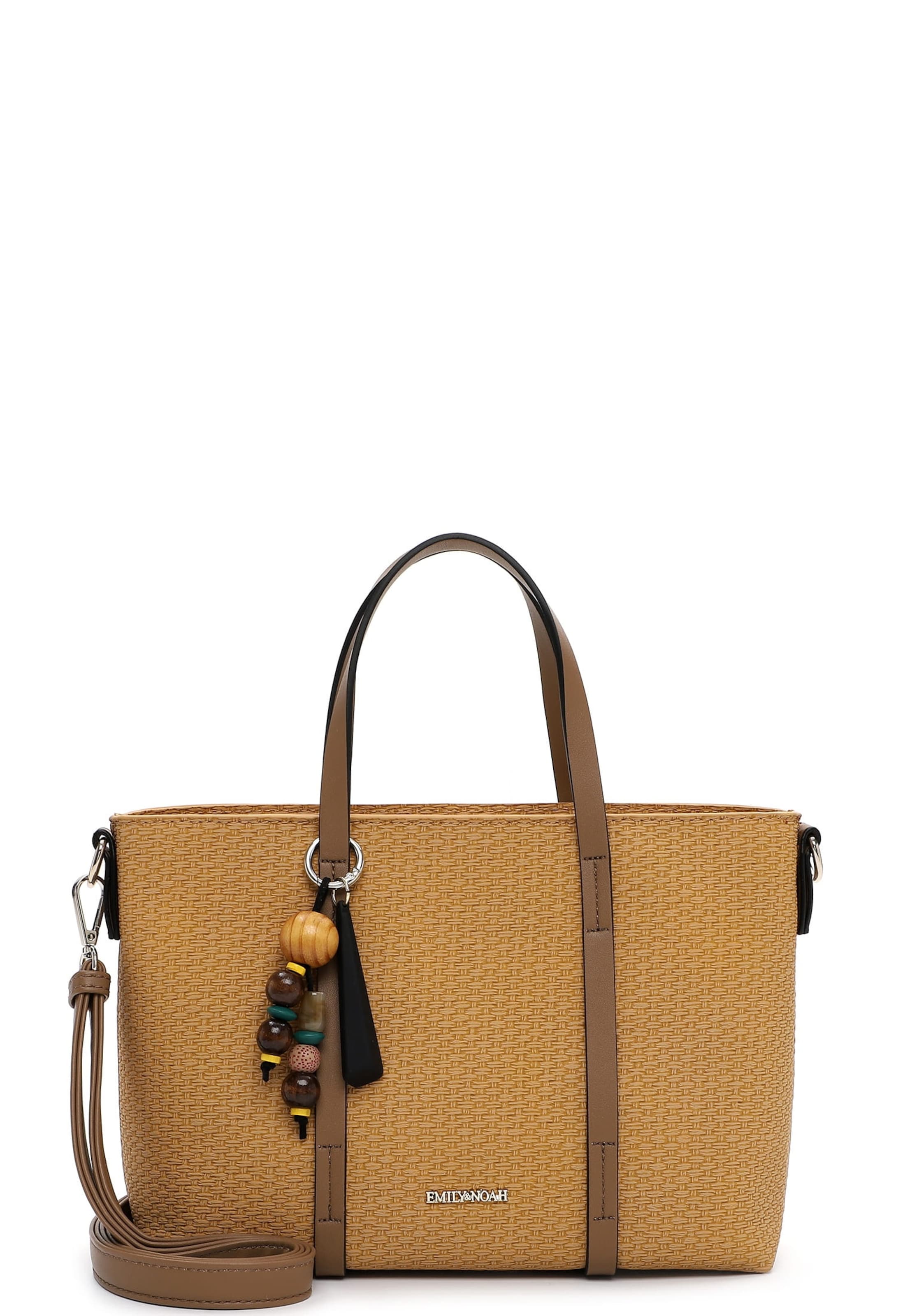 Cabas 'Johanna' Emily & Noah en marron : devant
