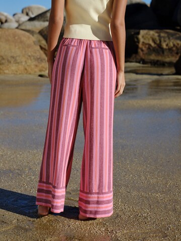 Next Wide Leg Hose in Pink