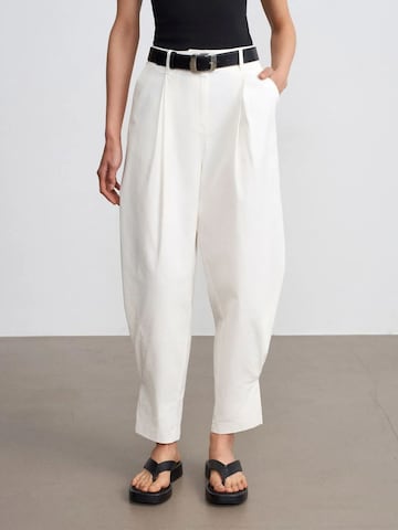 Dilvin Wide leg Pants in White