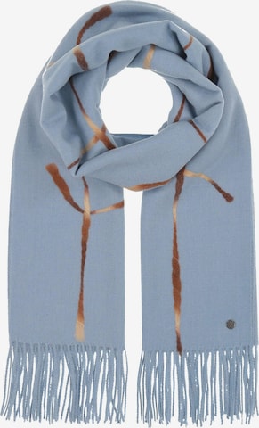 FRAAS Schal in Blau: Vorderseite