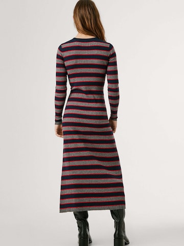 Pepe Jeans Gebreide jurk 'Clarisse' in Blauw