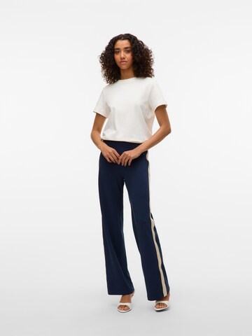 VERO MODA Wide leg Trousers 'VMBerlin' in Blue