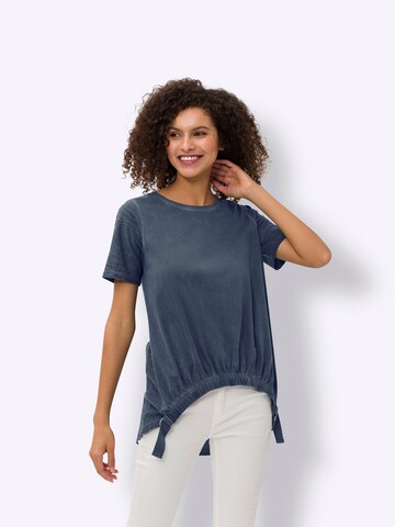 T-shirt heine en bleu : devant