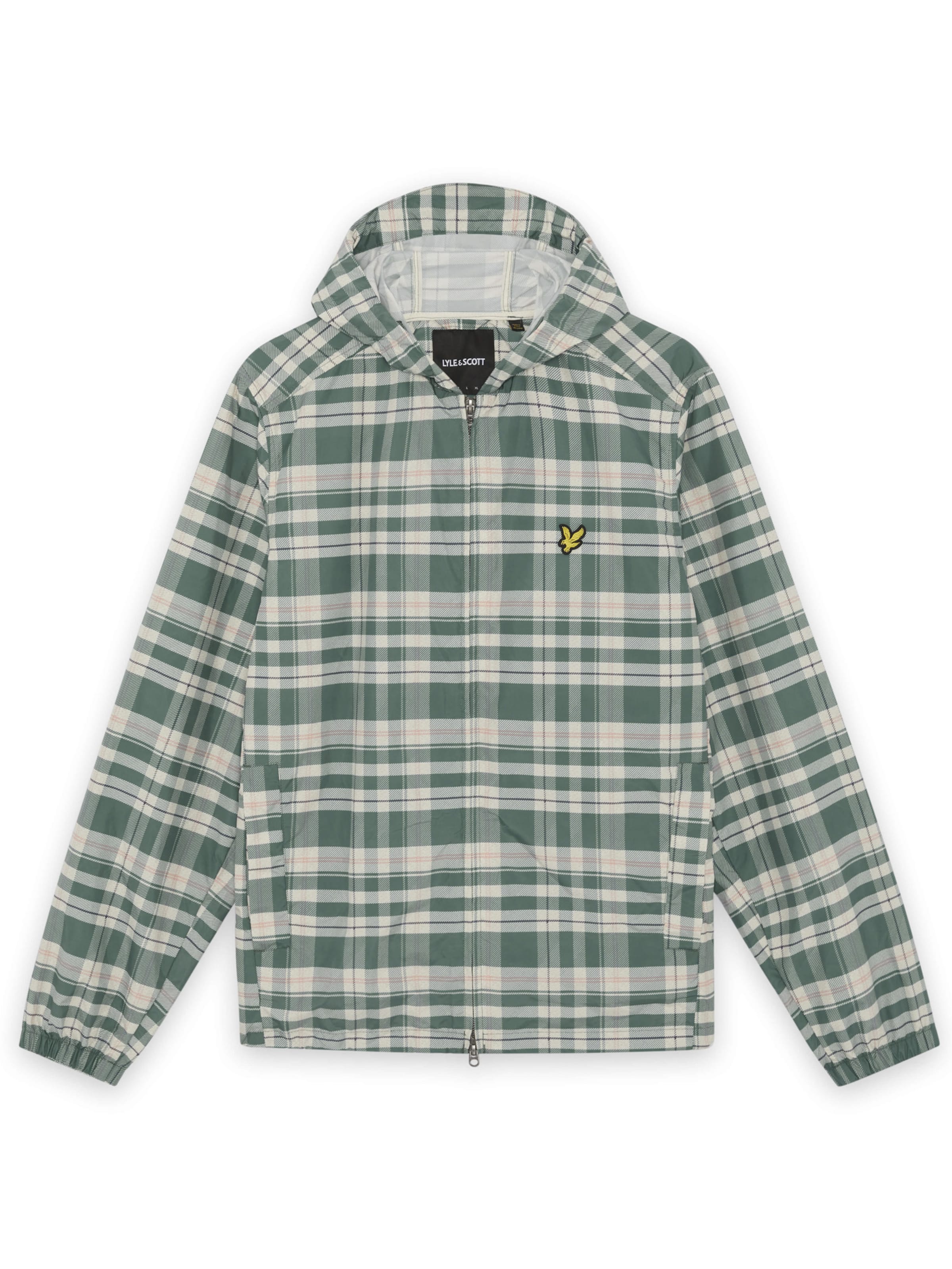 Lyle & Scott Between-Season Jacket ' Tartan' in Green: front