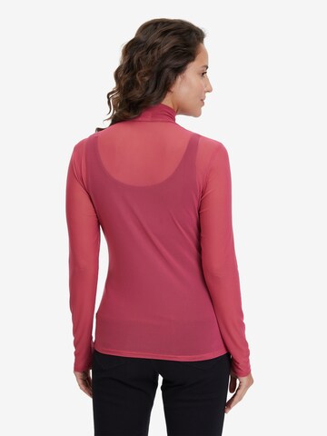 Vera Mont Basic Shirt mit Turtle Neck in Rot