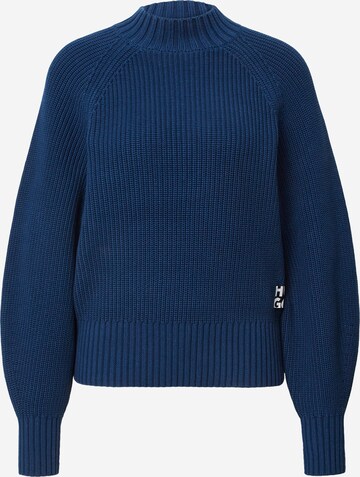 HUGO Sweater 'Sorgana' in Blue: front