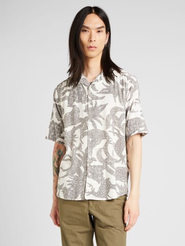 Only & Sons Comfort fit Overhemd 'DEN' in Wit: voorkant