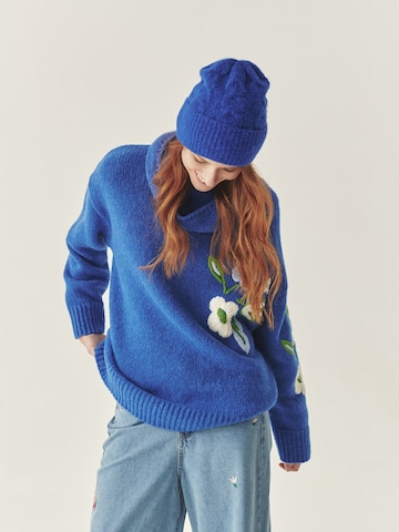 TATUUM - Jersey en azul: frente