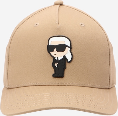 Karl Lagerfeld Lippalakki koossa 55-60 värissä nude / hiekka / musta / valkoinen, Tuotenäkymä