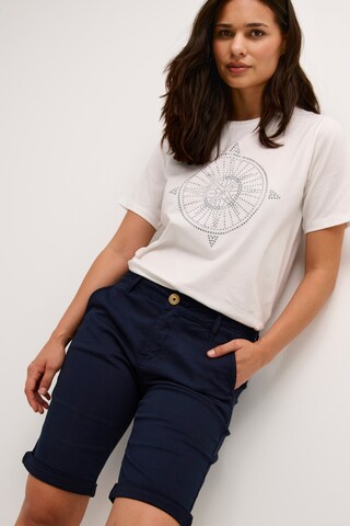 CULTURE - regular Pantalón 'CUalba' en azul