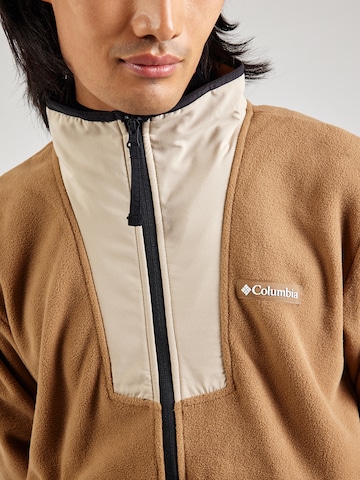 COLUMBIASportska sweater majica 'Sequoia Grove' - smeđa boja