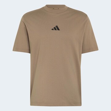 ADIDAS SPORTSWEAR Funkční tričko 'Essentials' – béžová