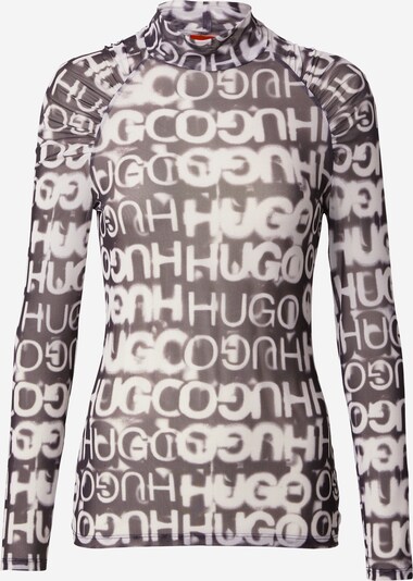 HUGO T-Krekls 'Damaryllis', krāsa - melns / balts, Preces skats