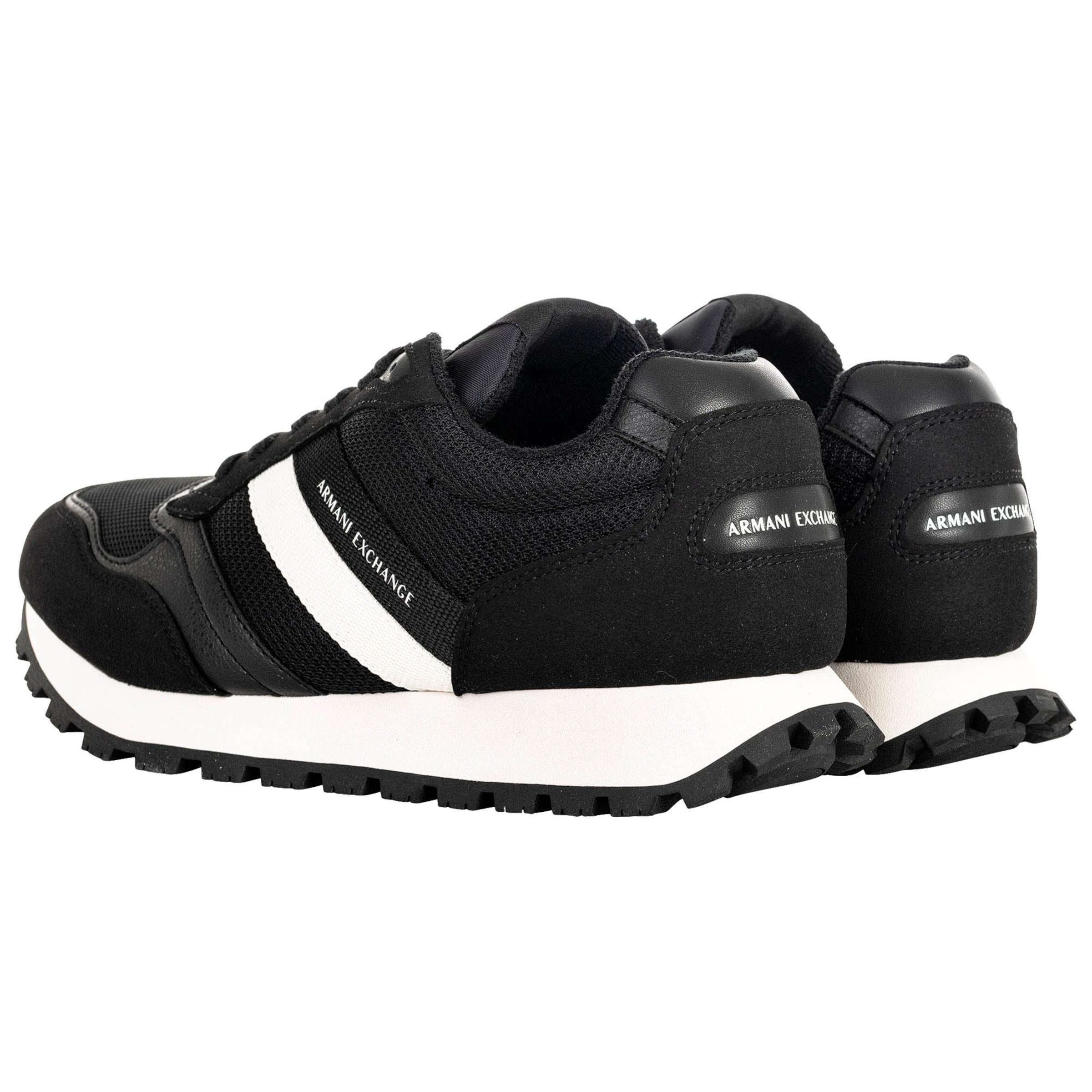 ARMANI EXCHANGE Rövid szárú sportcipők - fekete