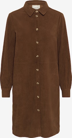 CreamKošulja haljina 'Kanna' - smeđa boja: prednji dio