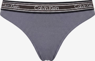 Calvin Klein Underwear - Tanga en azul: frente