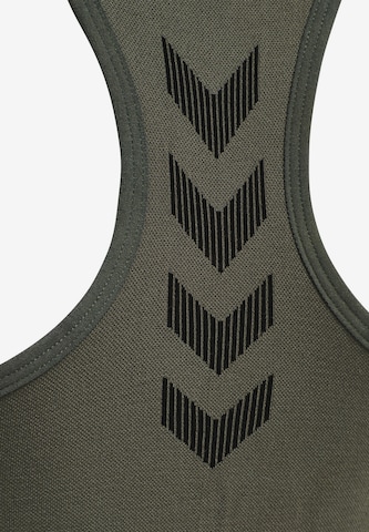 Hummel Bustier Sports-BH i grøn