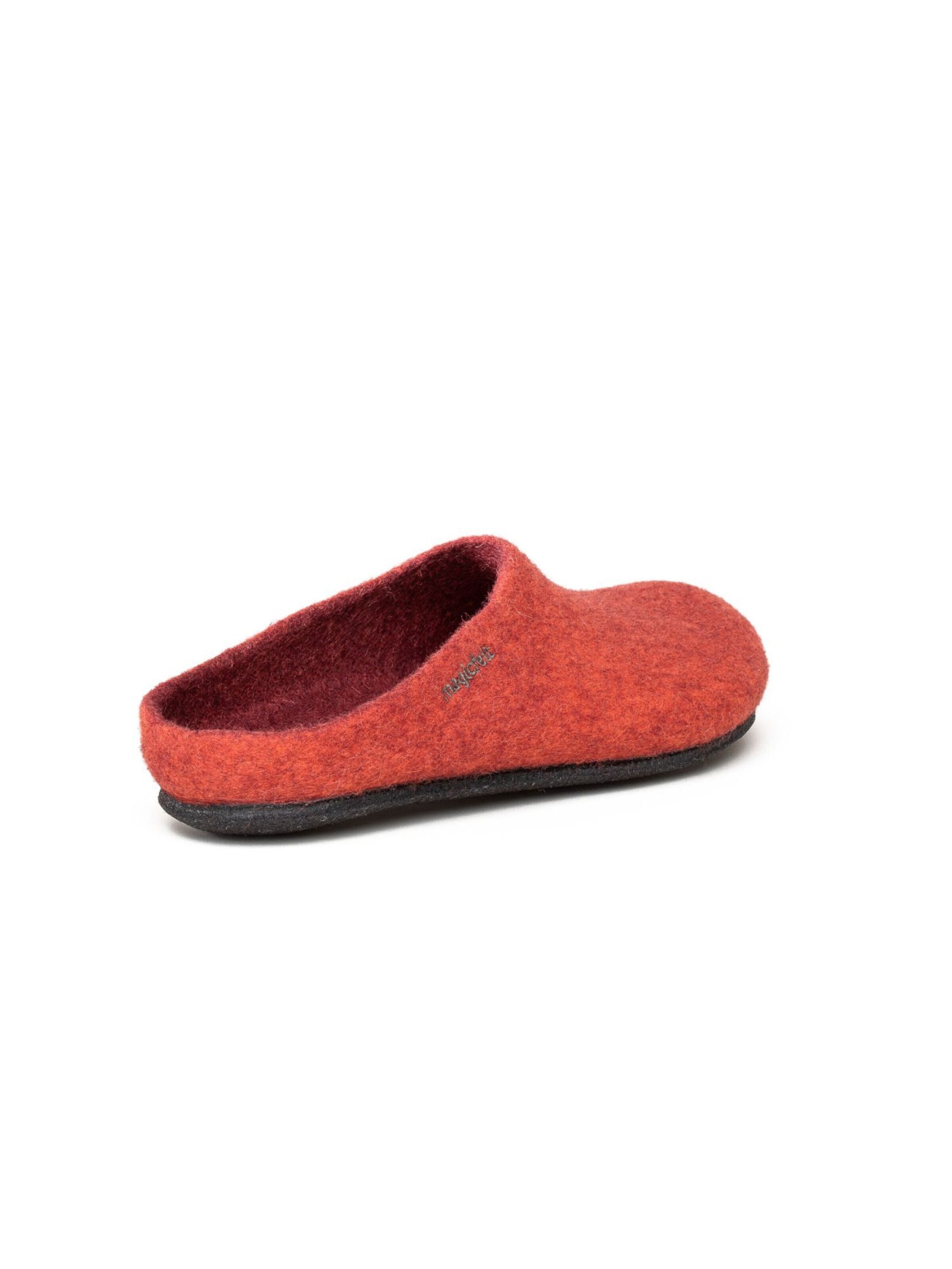 MagicFelt Slippers 'Filzpantoffel Magicfelt 709' in Orange